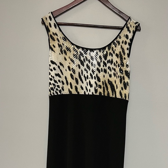 Joseph Ribkoff leopard print maxi dress - Picture 3 of 5